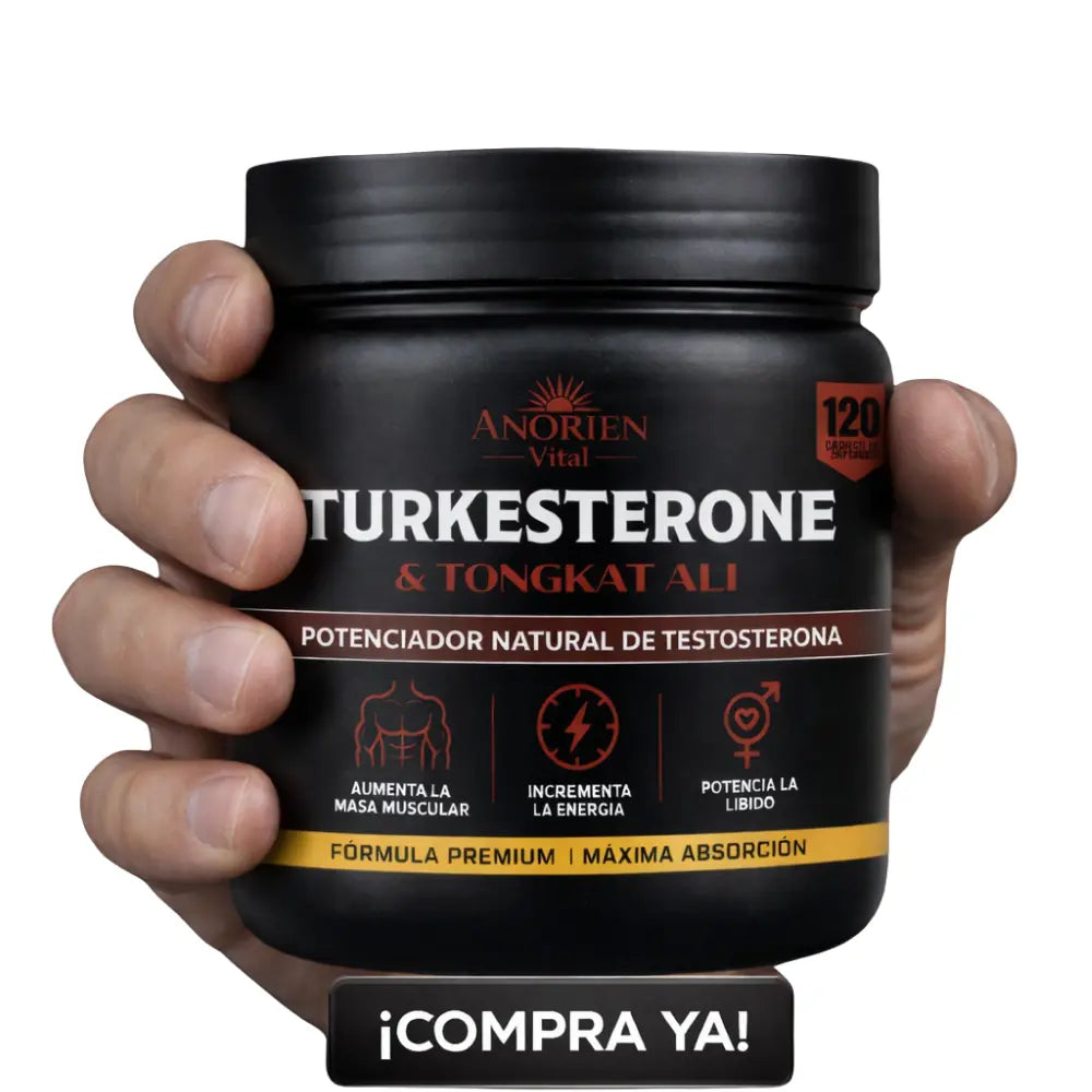 Turkesterone - Fórmula Premium para Resistencia, Fuerza y Vitalidad (120 Cápsulas)